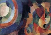 Delaunay, Robert Cyclotron-s shape Sun and Moon oil painting reproduction